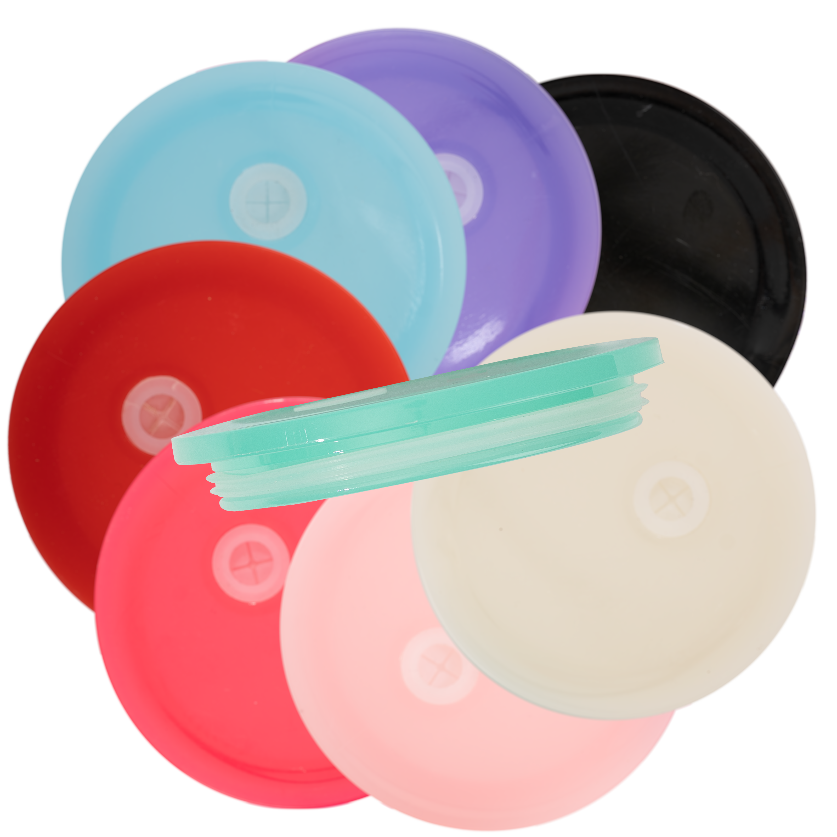 Color Pop Acrylic Dishwasher Safe Lids