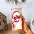 Bubble Claus Cup With Lid and Straw