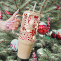 Cozy Christmas Things Tumbler With Lid and Straw