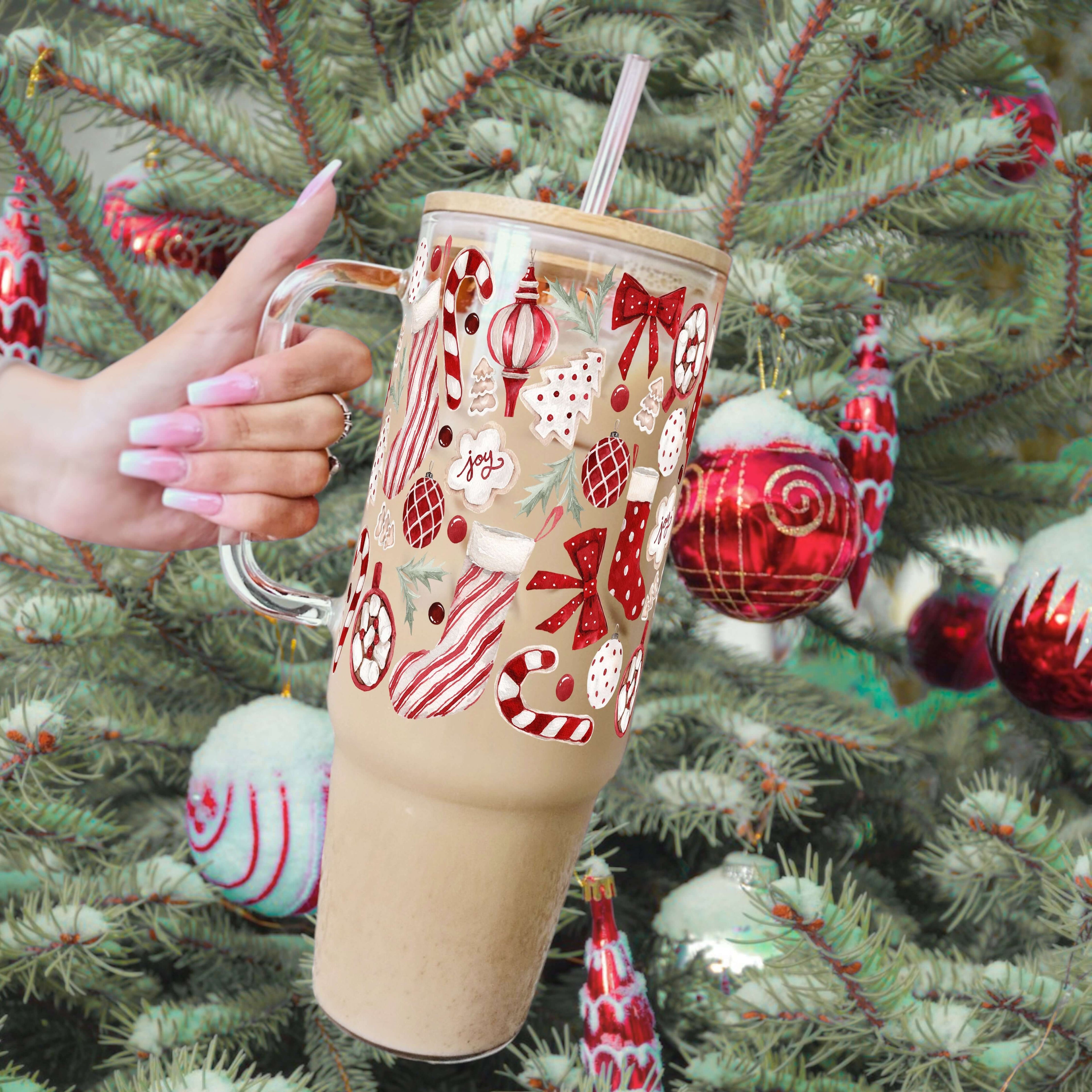 Cozy Christmas Things Tumbler With Lid and Straw
