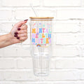 Mental Health Matters Tumbler With Lid and Straw