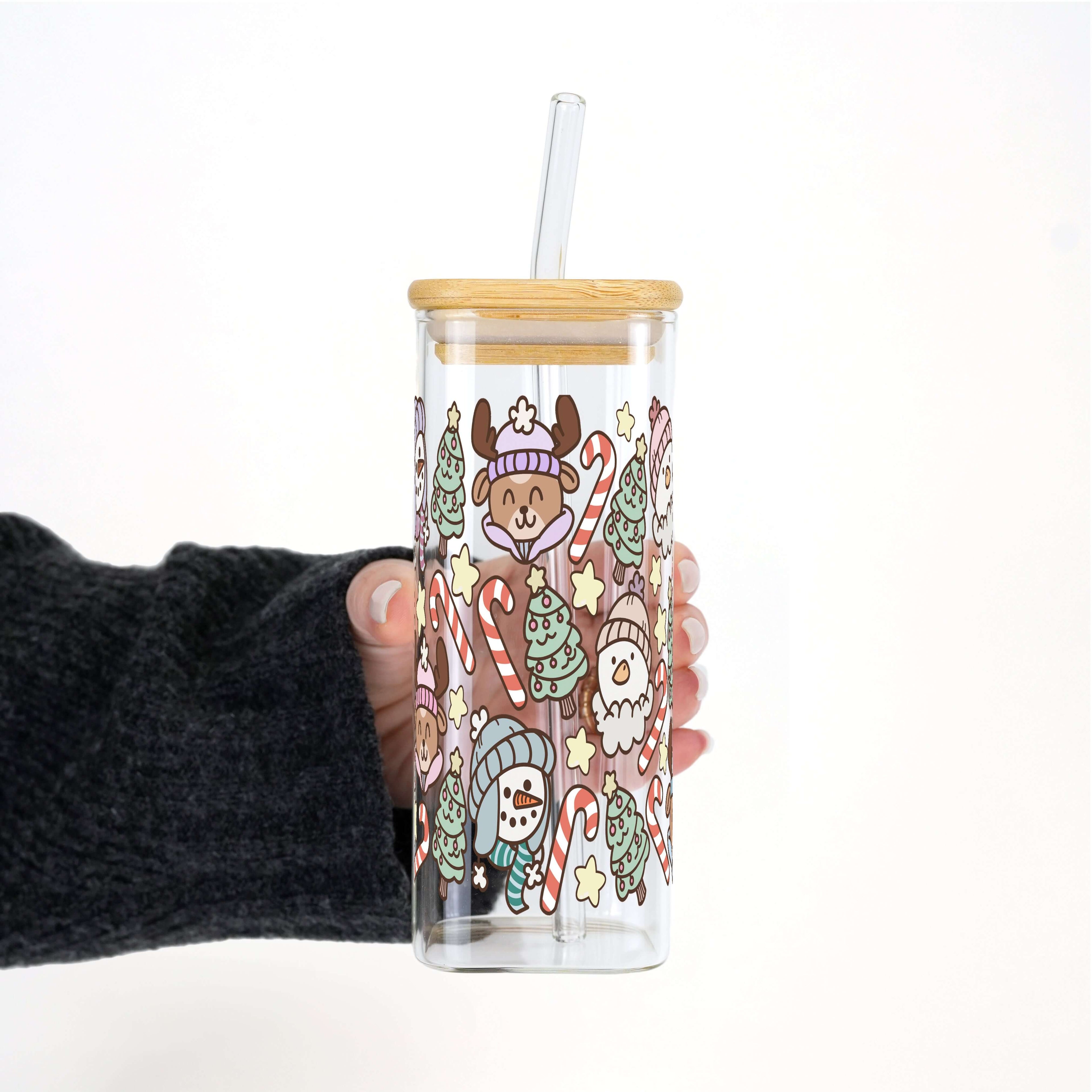 Christmas Cuties Cup with Lid & Straw